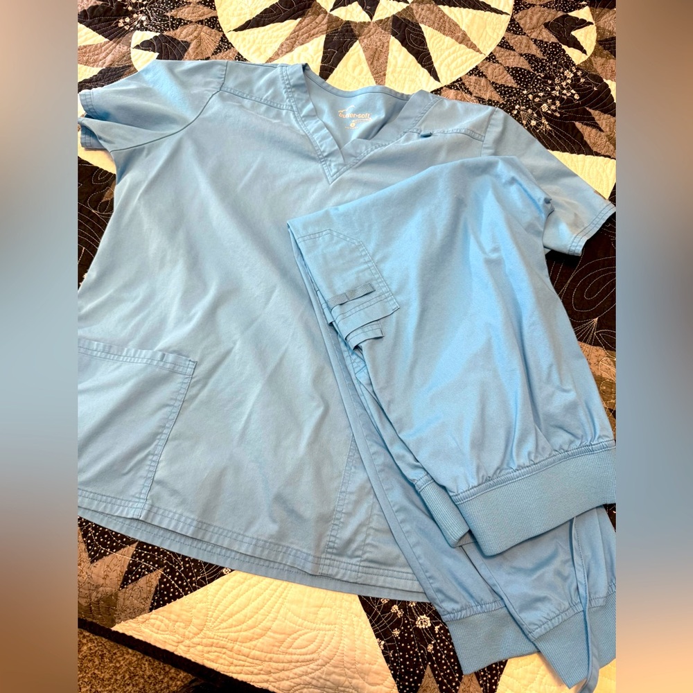 Butter Soft Stretch Blue Top